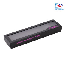 customized hair weave extension packaging box with window
